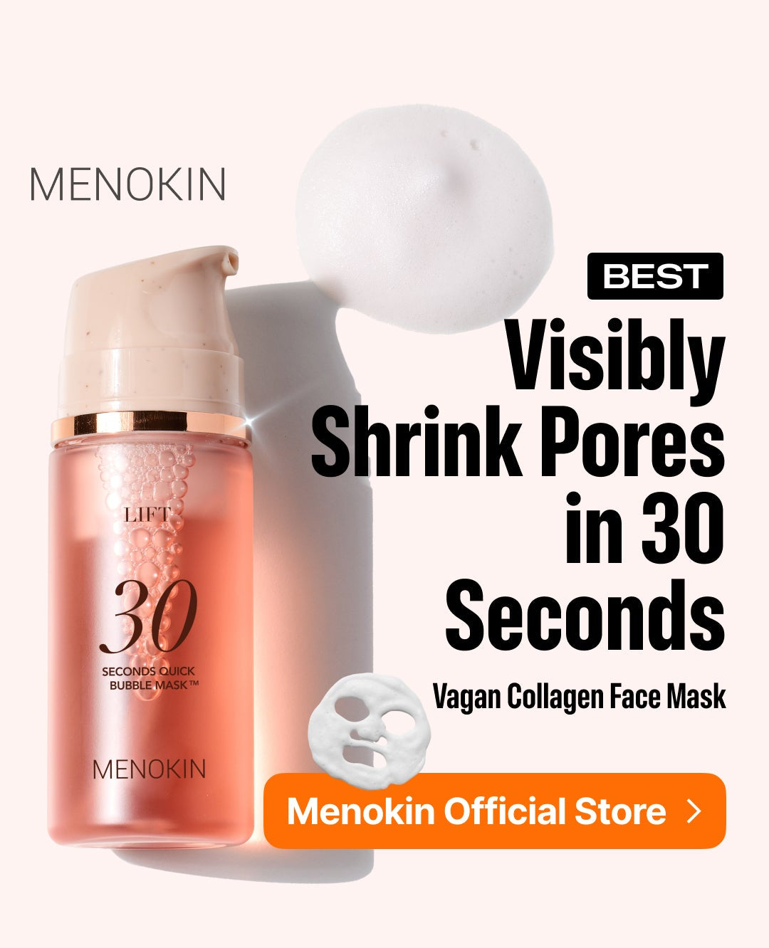 MENOKIN 30 Seconds Quick Bubble Mask LIFT