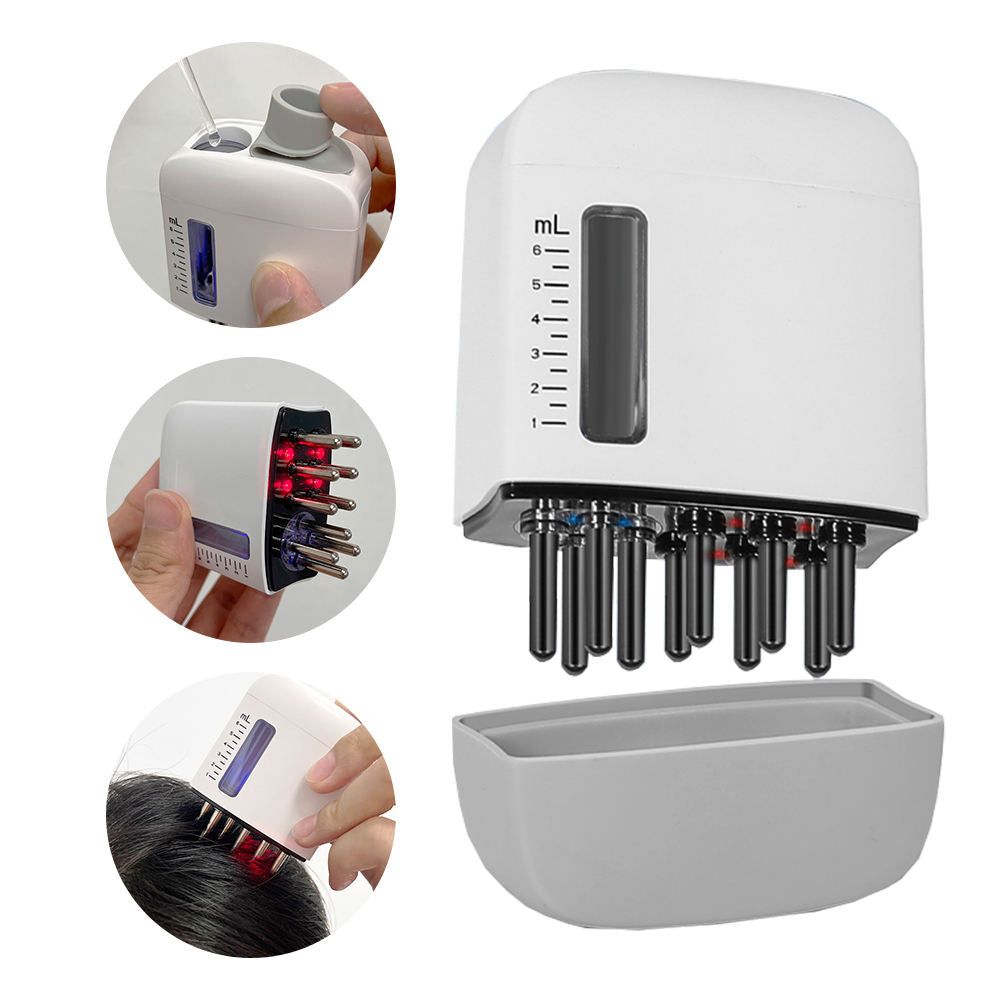 Red Light Vibrating Scalp Massager Comb